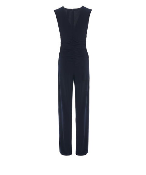 Jumpsuit with v-neck