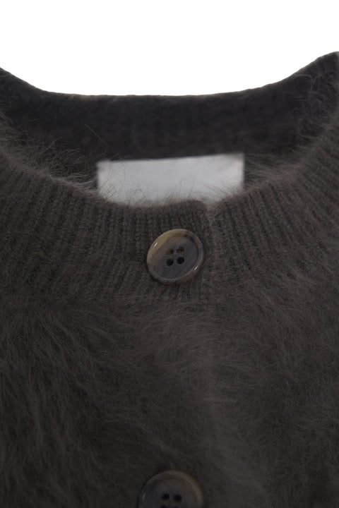 Cardigan in cashmere 'Azalea'