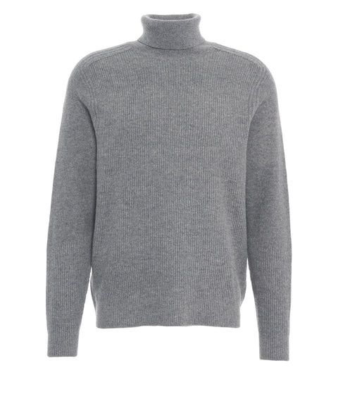 Wool turtleneck sweater
