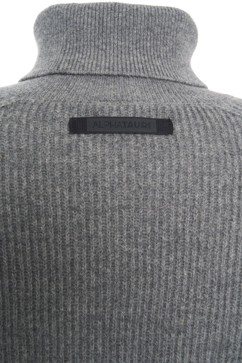 Wool turtleneck sweater