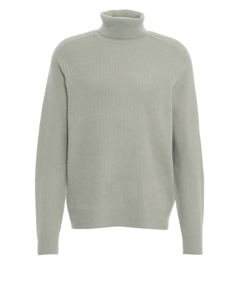 Rollkragenpullover aus Wolle