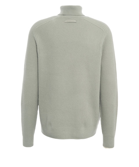 Rollkragenpullover aus Wolle
