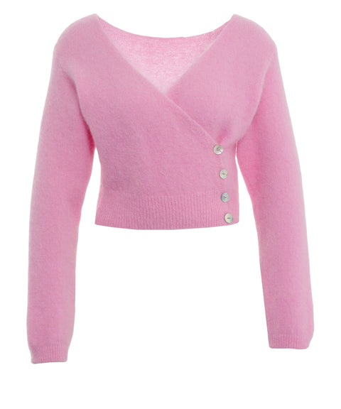 Strickjacke aus Alpakamischung 'Mariya'