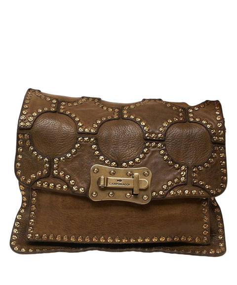 Leather shoulder bag