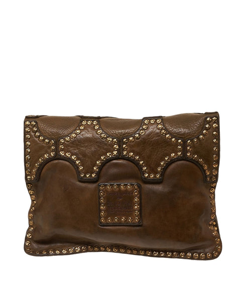 Leather shoulder bag