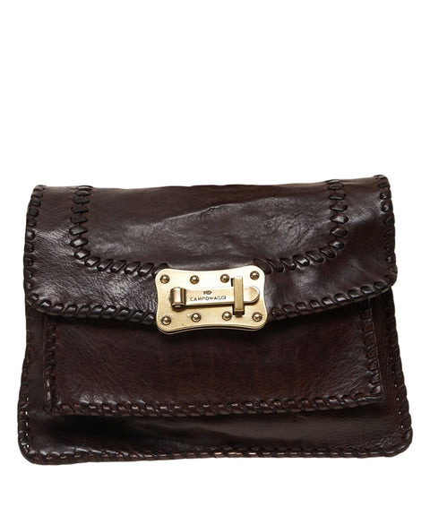 Schultertasche aus Leder