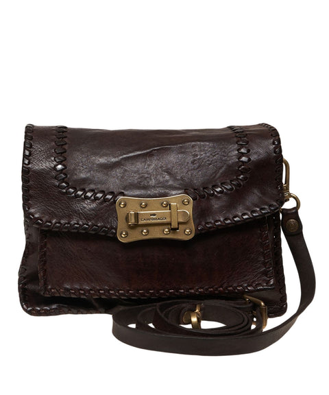 Leather shoulder bag