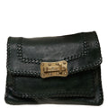 Leather shoulder bag