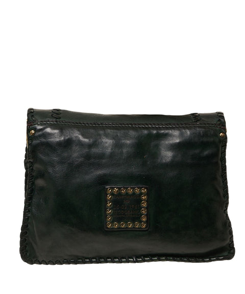 Leather shoulder bag