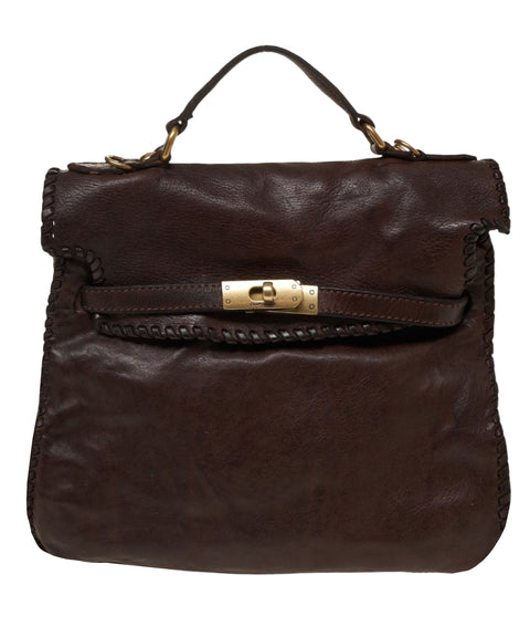 Borsa a mano in pelle