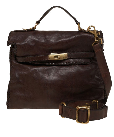 Borsa a mano in pelle