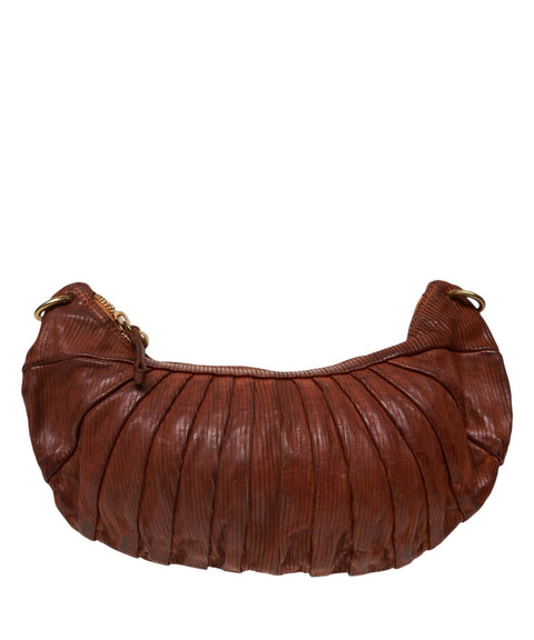 Leather shoulder bag