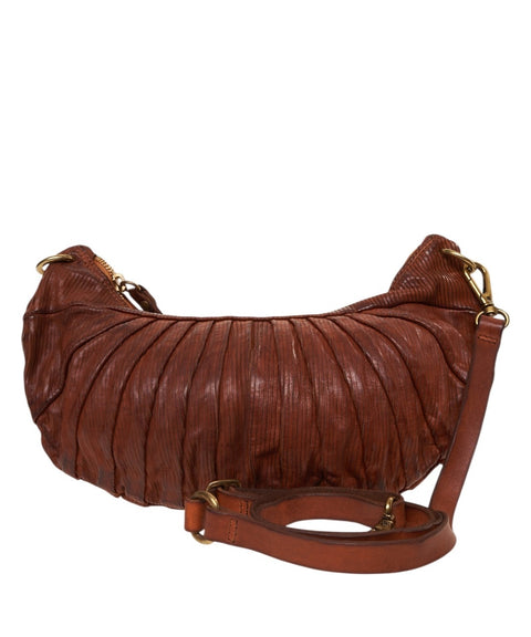 Leather shoulder bag