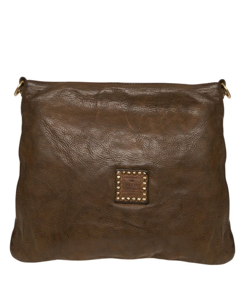 Leather shoulder bag