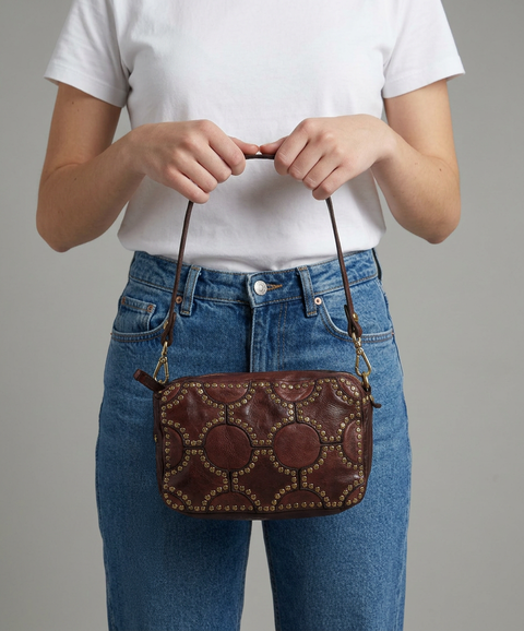 Borsa a spalla in pelle