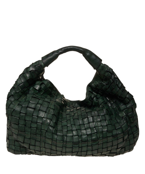 Handbag in leather