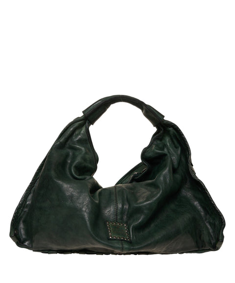 Handbag in leather