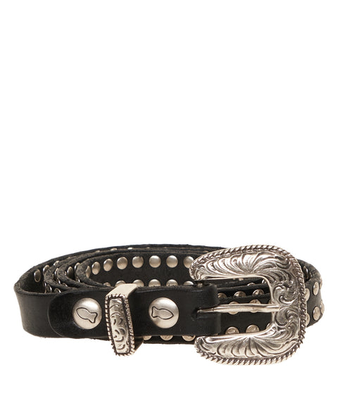 Leather belt