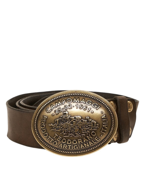 Leather belt