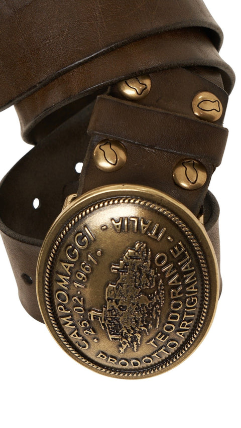 Leather belt