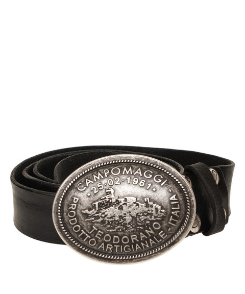 Leather belt