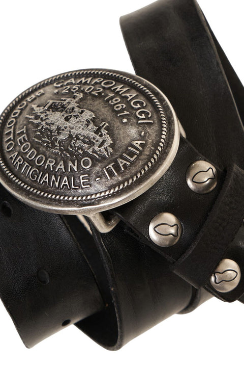 Leather belt