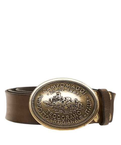Leather belt