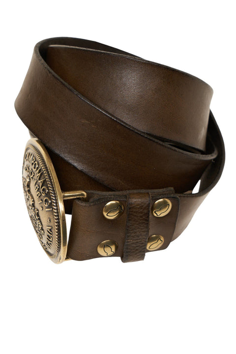 Leather belt