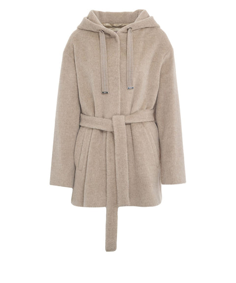 Cappotto in misto alpaca
