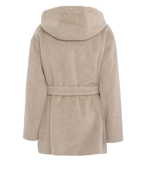 Cappotto in misto alpaca