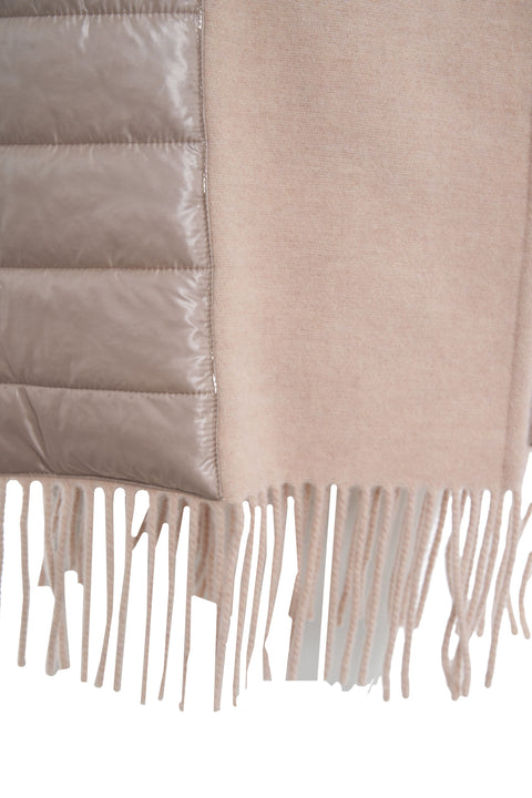 Cape con dettagli con frange
