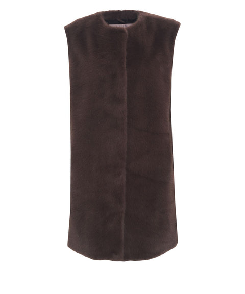 Gilet in pelliccia sintetica