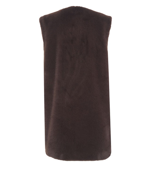 Gilet in pelliccia sintetica