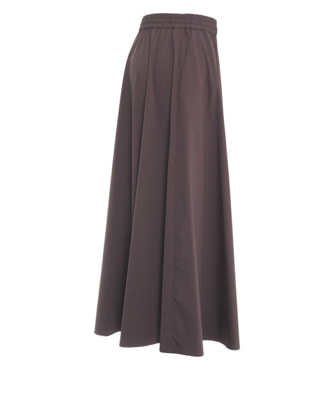 Gonna maxi con dettaglio logo