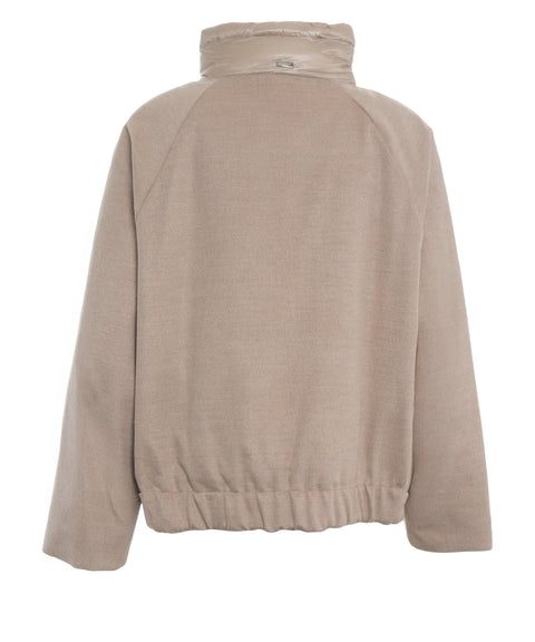 Wool blend jacket