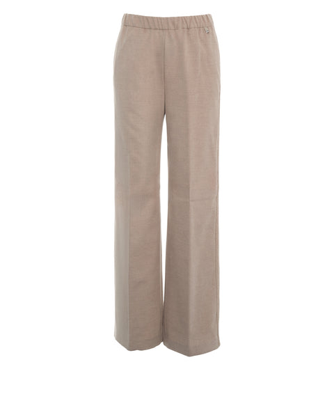 Wool blend trousers