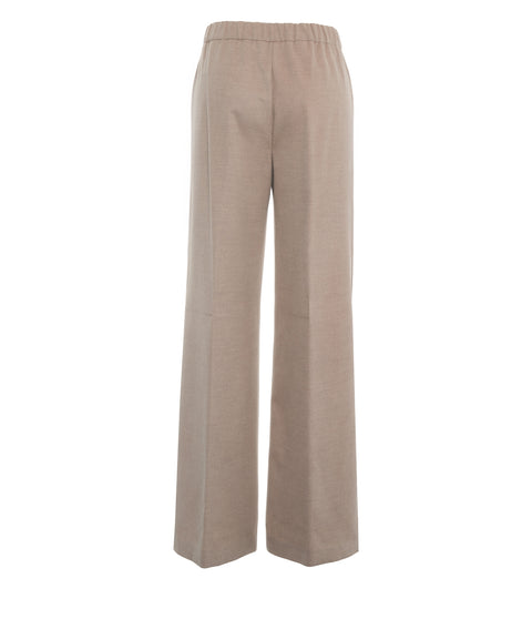 Wool blend trousers