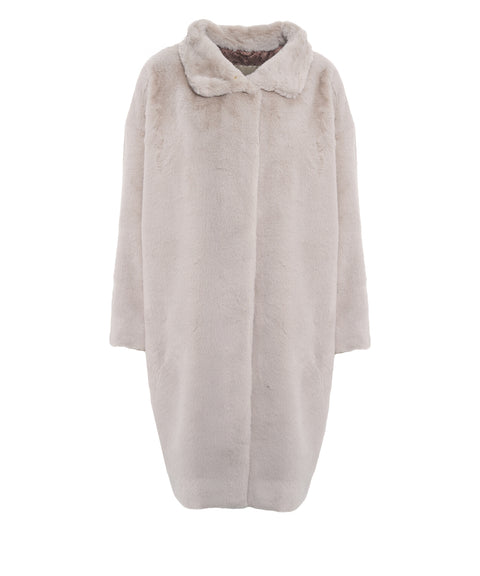 Cappotto in ecopelliccia