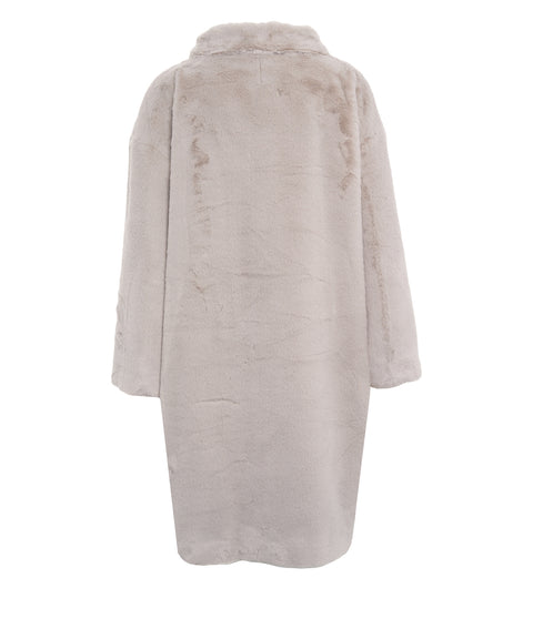 Cappotto in ecopelliccia