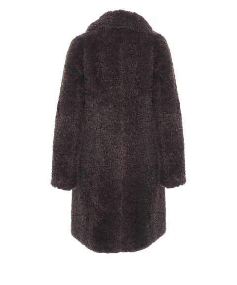 Cappotto in ecopelliccia