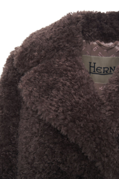 Cappotto in ecopelliccia