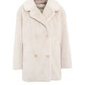 Cappotto corto in pelliccia sintetica
