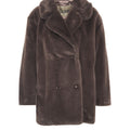 Cappotto corto in pelliccia sintetica