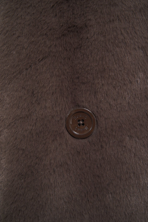Faux fur short coat