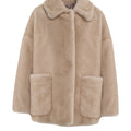 Cappotto in pelliccia sintetica
