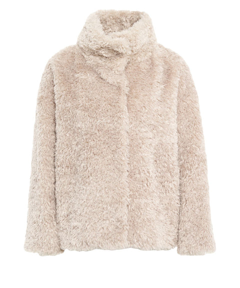 Jacke aus Kunstpelz