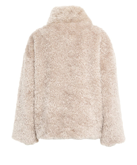 Jacke aus Kunstpelz