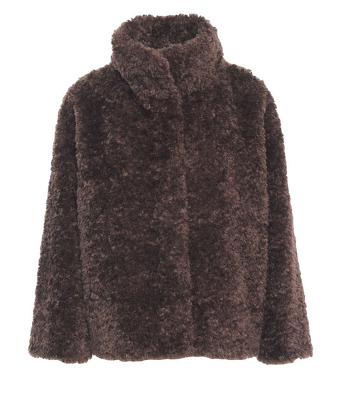 Jacke aus Kunstpelz