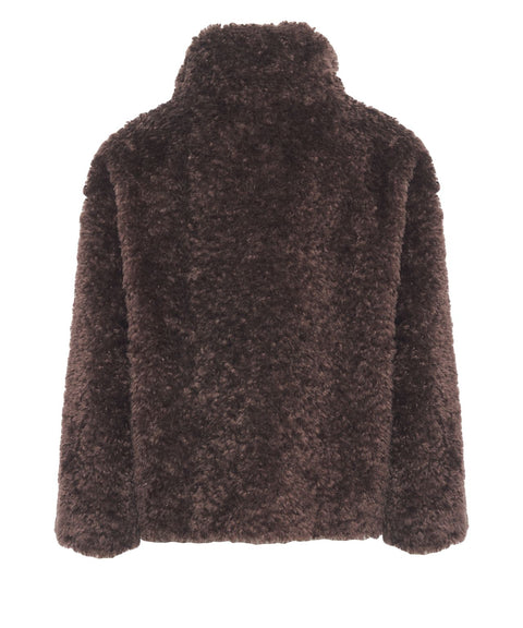Jacke aus Kunstpelz