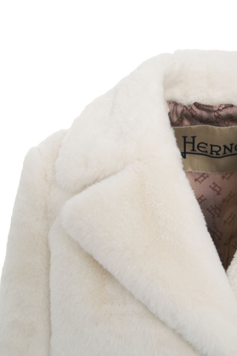 Cappotto in pelliccia sintetica